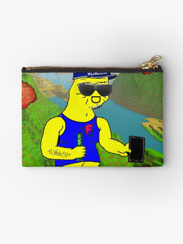 Roblox Boomer 2 Zipper Pouch By Boomerusa Redbubble - double doge in a pouch roblox