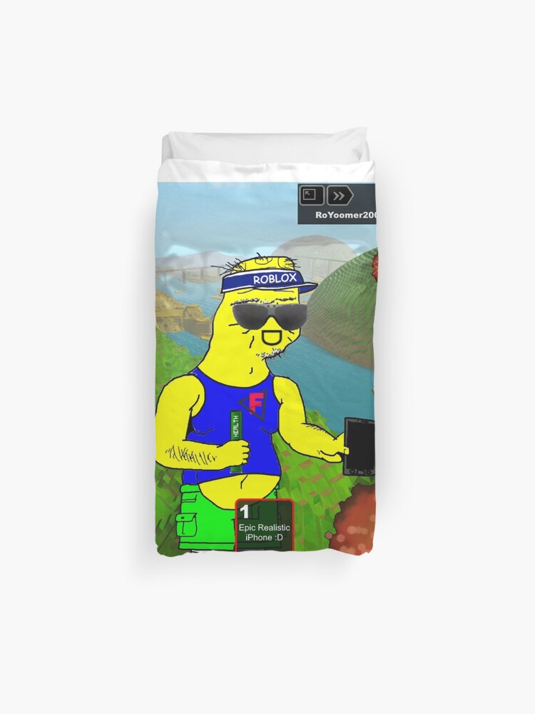 Roblox Boomer 2 Duvet Cover By Boomerusa Redbubble - cat pepe roblox