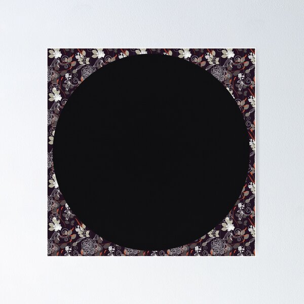 Item preview, Floral Black Hole designed and sold by kinkatstyle.