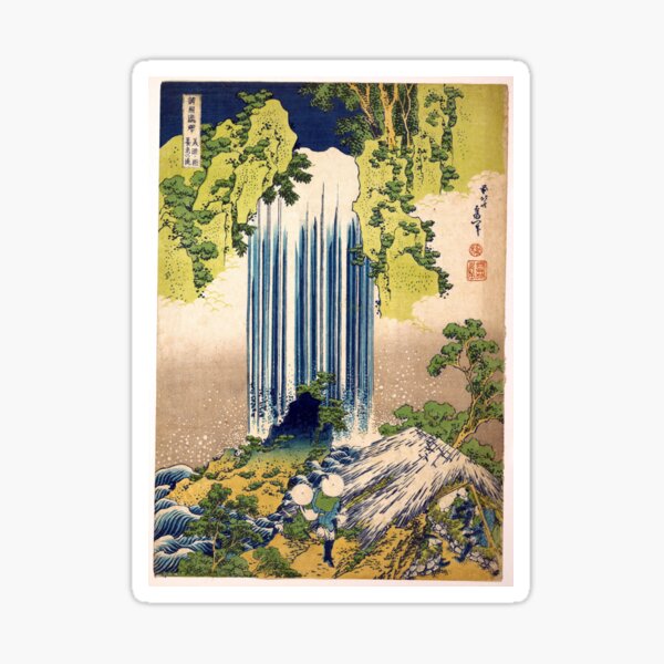 Item preview, Hokusai Japanese Ukiyoe Art: Yoro Waterfall in Mino Province designed and sold by topower.