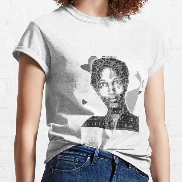 International Women’s Day. “There are times when silence becomes an accomplice to injustice”. Ayaan Hirsi Ali. Classic T-Shirt