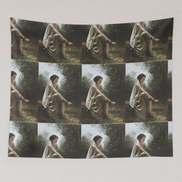 Item preview, Wounded Eurydice - Jean-Baptiste-Camille Corot designed and sold by Vintage Designs +.