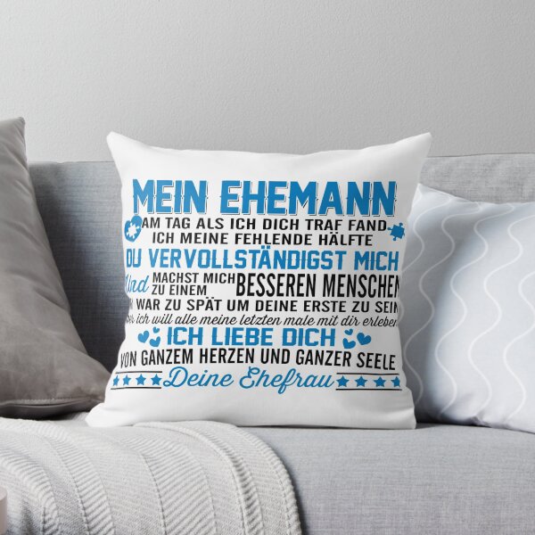 Gift for husband Throw Pillow