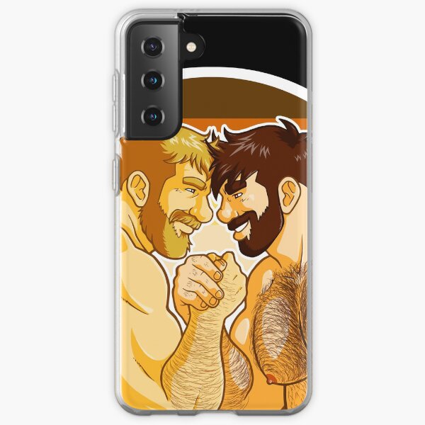 ADAM AND MIKE LIKE ARM WRESTLING BEAR PRIDE - CIRCLE Samsung Galaxy Soft Case