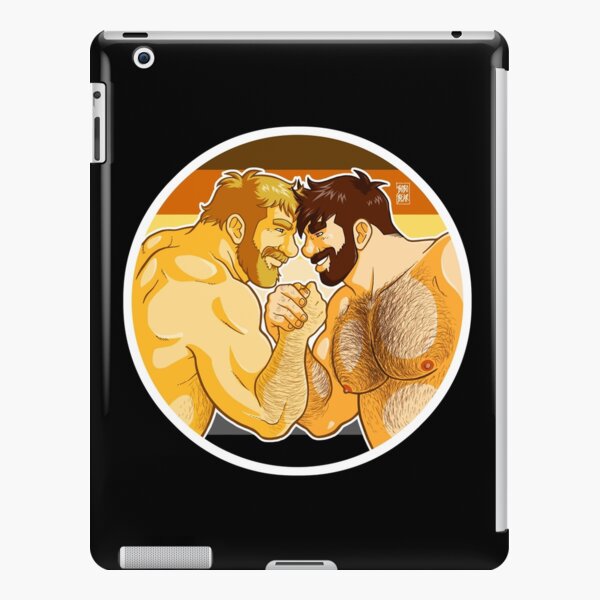 ADAM AND MIKE LIKE ARM WRESTLING BEAR PRIDE - CIRCLE iPad Snap Case