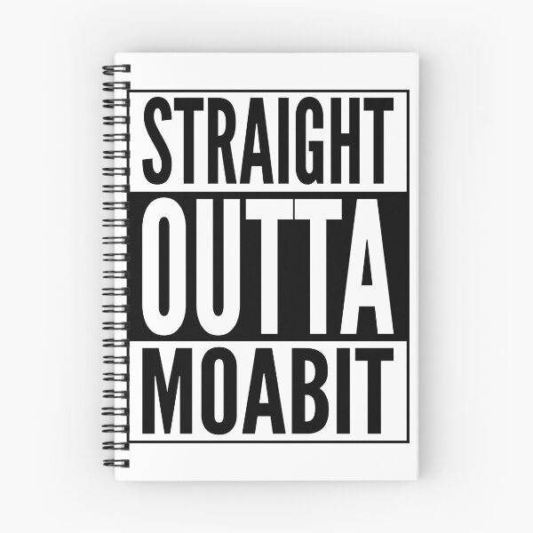 Item preview, Straight Outta Moabit Berlin Germany Neighborhood Black Design designed and sold by ramiro.