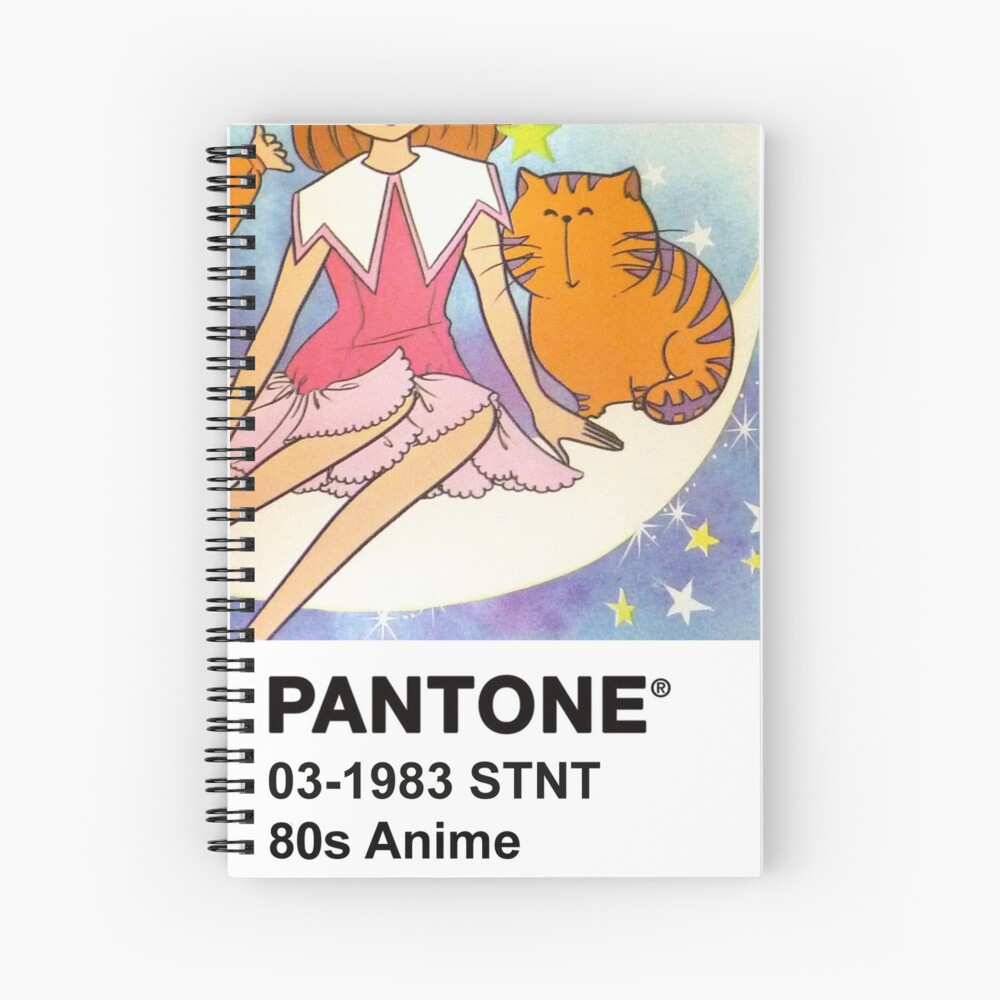 pantone 80s anime art print by peachpantone redbubble