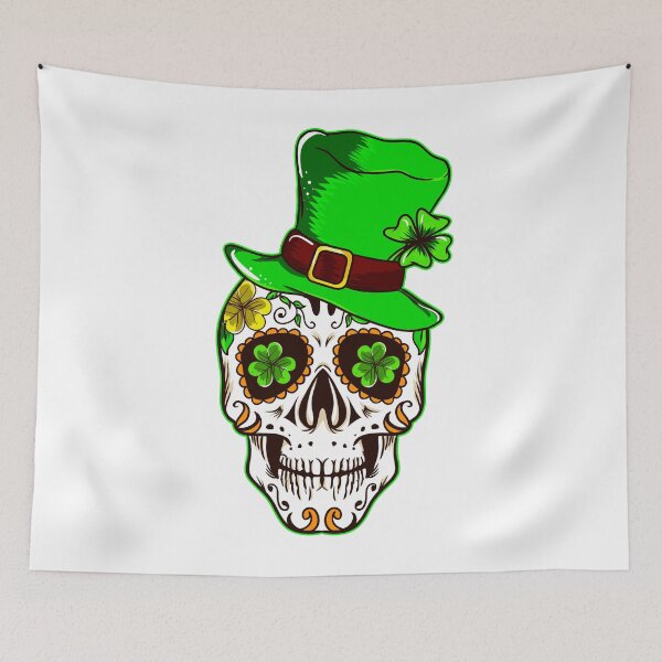 Item preview, Sugar Skull St Patrick Day Leprechaun Shamrock T-shirt 2019 Gift designed and sold by Rzelemenz.