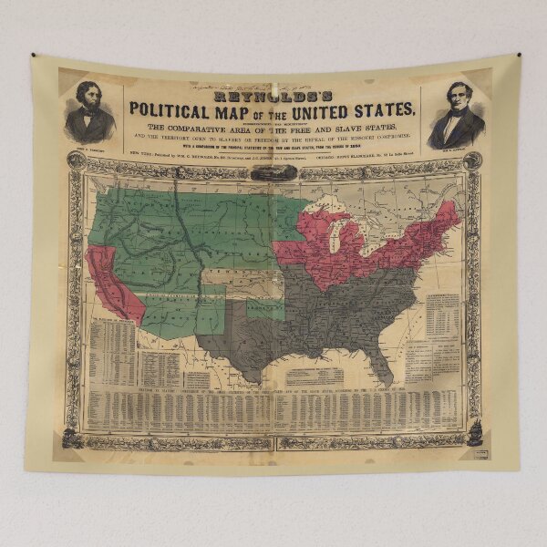 Item preview, Reynold's Political Map of the United States (1850) designed and sold by allhistory.