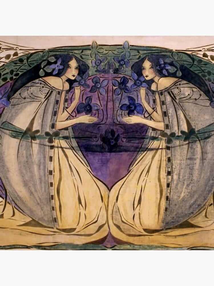 GLASGOW SCHOOL. Frances Macdonald MacNair, Spring. by TOMSREDBUBBLE