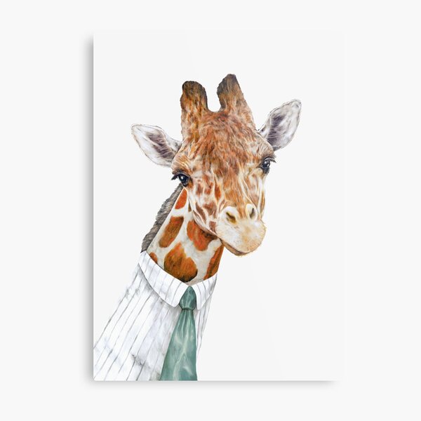 Giraffe Metal Print