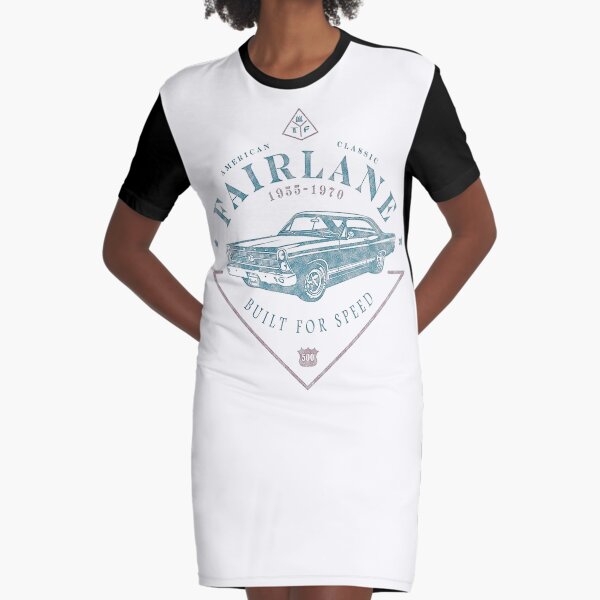 Ford Fairlane 1967 - Built for Speed Graphic T-Shirt Dress