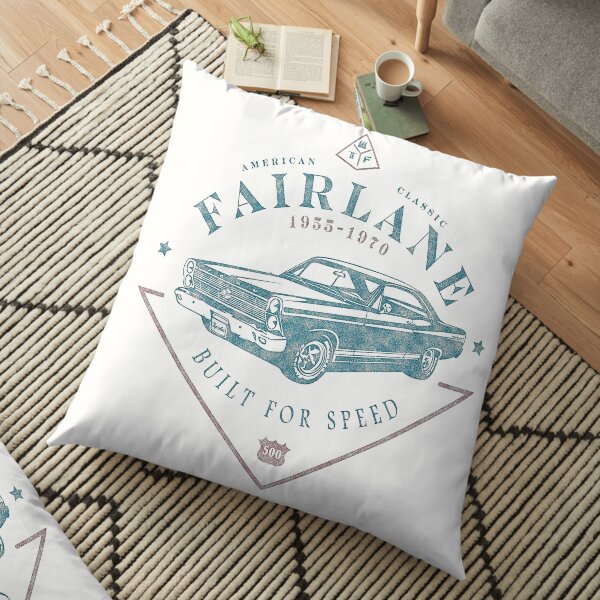 Ford Fairlane 1967 - Built for Speed Floor Pillow