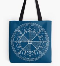 Navy und White Sun (Saulite) Design Tasche