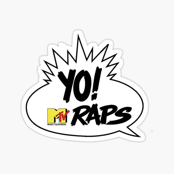 “Yo! MTV Raps” Sticker by mysteryj920 | Redbubble