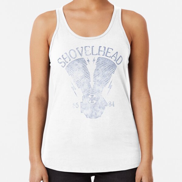 Shovelhead Motorcycle Engine Racerback Tank Top
