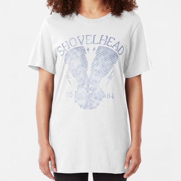 Shovelhead Motorcycle Engine Slim Fit T-Shirt