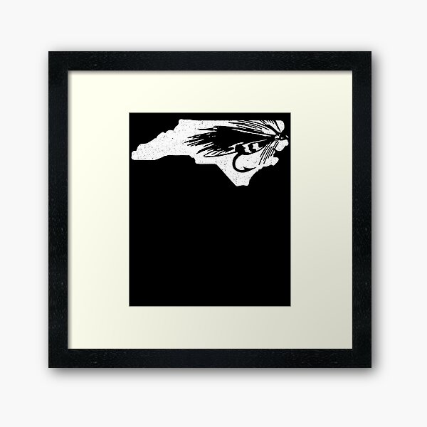 Item preview, North Carolina Fly Fishing Hook River Men Gift designed and sold by BornDesign.