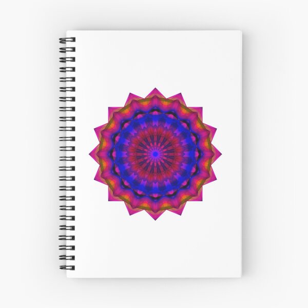 Artikelvorschau, Buntes Kaleidoskopmuster auf weißem Hintergrund entworfen und verkauft von MarynaOlyak.