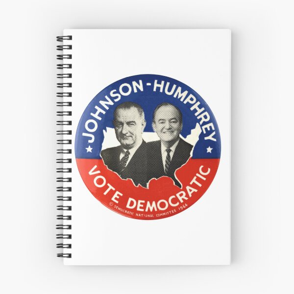 Item preview, Lyndon Johnson and Hubert Humphrey 1964 Presidential Campaign Button designed and sold by Chunga.