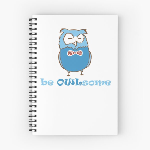 Item preview,  Be Owlsome Blue designed and sold by NixBob.