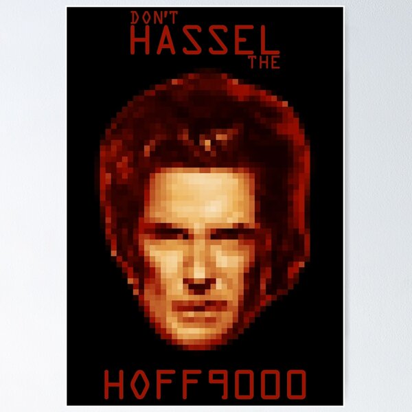 David Hasselhoff posa en un póster de disfraz de socorrista