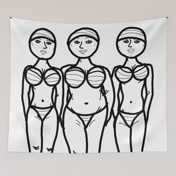 Item preview, women bikini body figure designed and sold by Nalidsa Sukprasert.