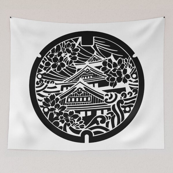 Item preview, Osaka Castle Drain Cover - Japan designed and sold by NuthatchDesigns.