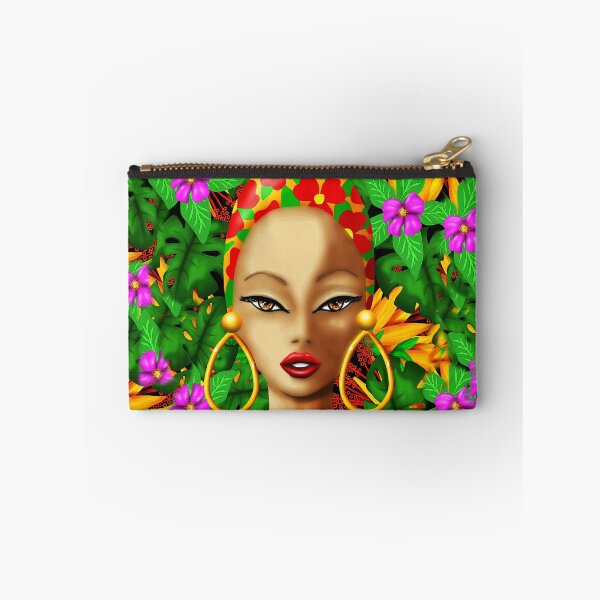 Item preview, Caribbean Beauty Exotic Girl Portrait Digital Drawing  designed and sold by BluedarkArt.