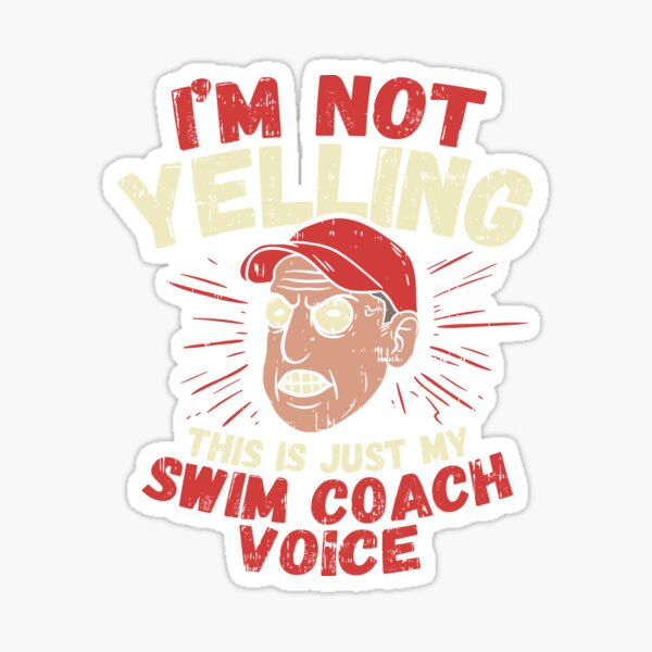 Item preview, Swimming, Swim Coach designed and sold by rckstrart.