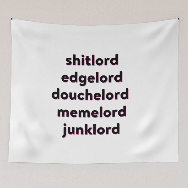 Item preview, shitlord, edgelord, douchelord, memelord,junklord, dank memes, sticker packs sets bundles, words, good vibes, internet memes, gift, present, ideas designed and sold by avit1.