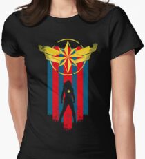 Eine echte Heldin Tailliertes T-Shirt