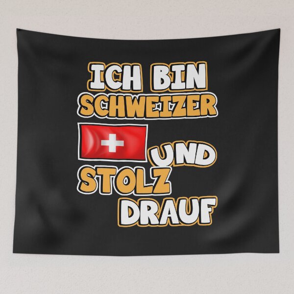 Item preview, Switzerland flag. I am Swiss and proud of it. designed and sold by dm4design.