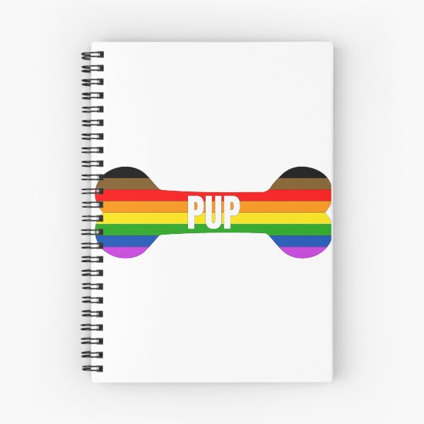 Item preview, Rainbow Pup Pride Bone designed and sold by plaid-pup.