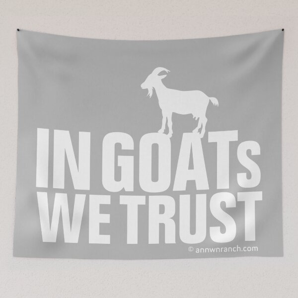 Item preview, Annwns Nigerian Goats - in goats we trust designed and sold by Annwn-Ranch.