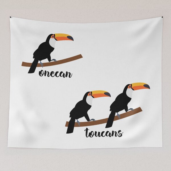 Item preview, toucans designed and sold by insertwittyname.