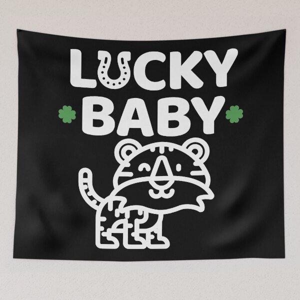 Item preview, Lucky Irish Baby Tiger for St. Patricks Day designed and sold by elhefe.