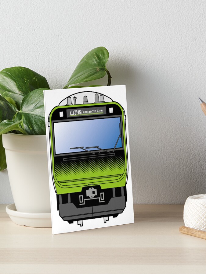 Tokyo Yamanote Line Train - E235 | Art Board Print