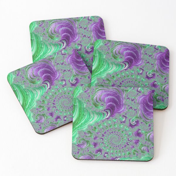 Item preview, Purple and Green Fractal designed and sold by Kaleiope Studio.