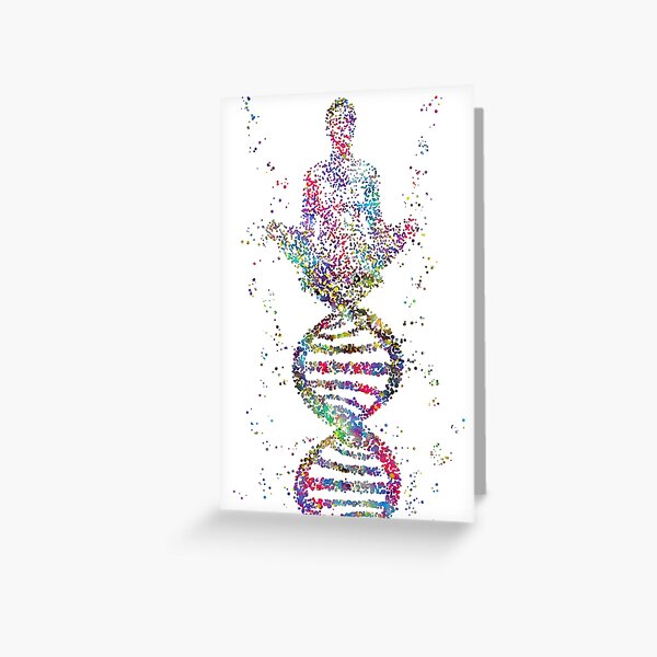 Item preview, Yoga pose, DNA yoga pose, DNA molecule designed and sold by Rosaliartbook.