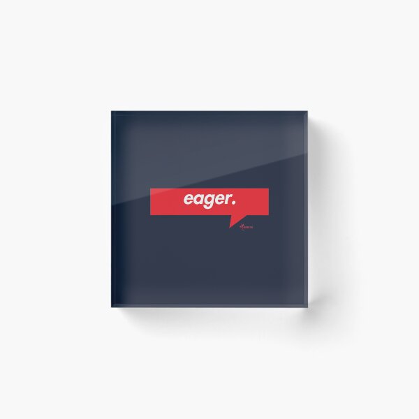 Item preview, Eager | The Positive Inspirational Words Collection designed and sold by Anxious-Tees.