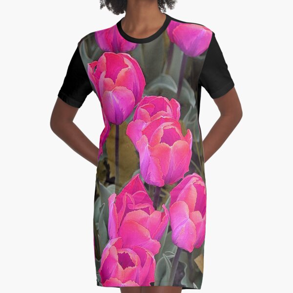 Item preview, pink tulips designed and sold by violetheavensky.