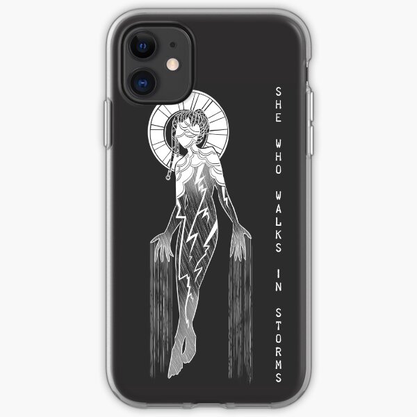 She Who Walks Among Storms - Art Card iPhone Soft Case