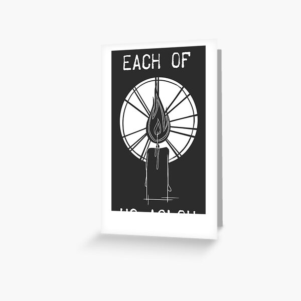 Each of Us Aglow - Art Card Greeting Card