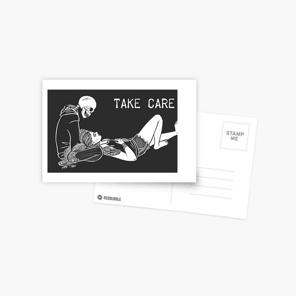 Take Care - Art Card Postcard