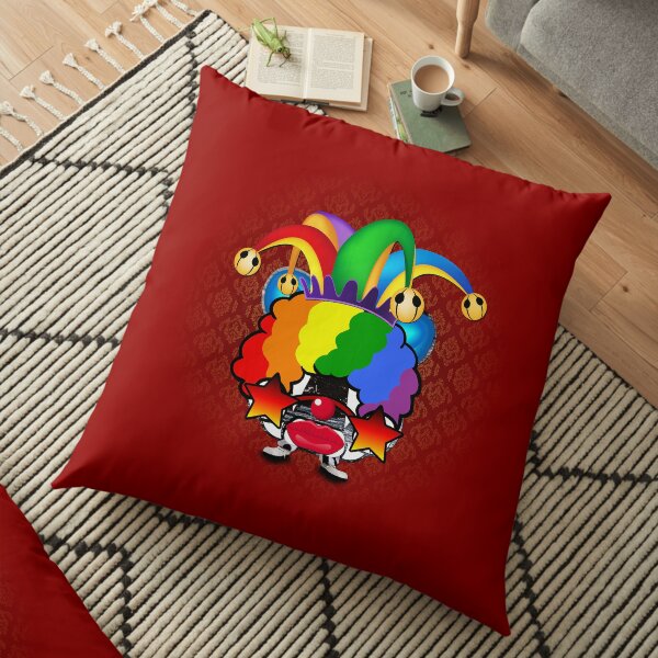 Willy -The Little Circus Clown Floor Pillow