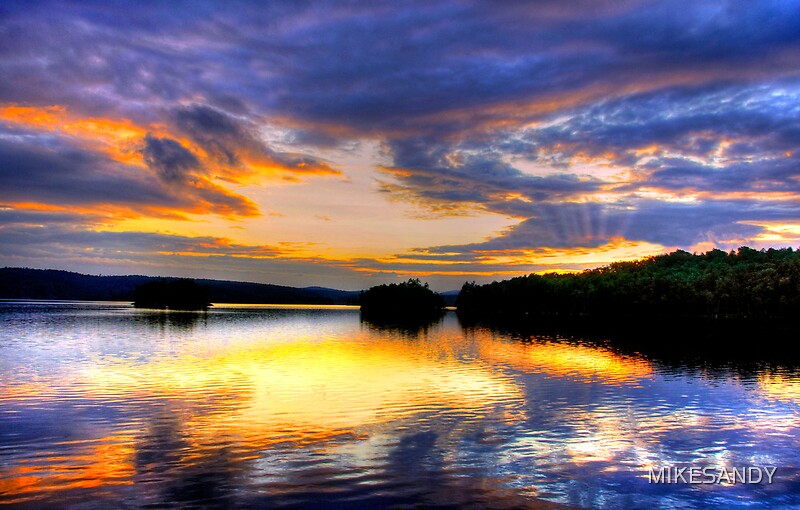 "TUPPER LAKE SUNSET " by MIKESANDY Redbubble