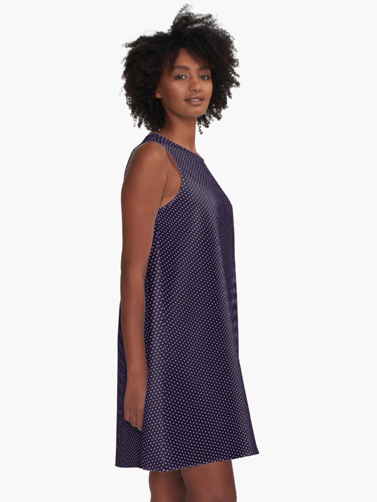 Thumbnail 2 of 4, A-Line Dress, Pink Flare Stare designed and sold by kinkatstyle.