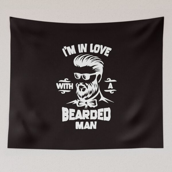 Item preview, I'm in love with a bearded man husband boyfriend dating relationship married designed and sold by kimberlyjensen.