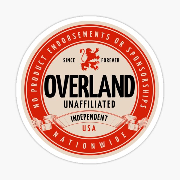 Unaffiliated Overland Sticker